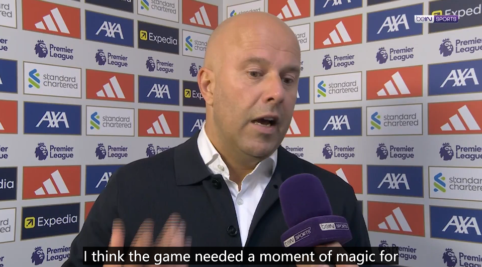 斯洛特：今天决定把比赛踢得无聊一点，需要神奇瞬间来获胜